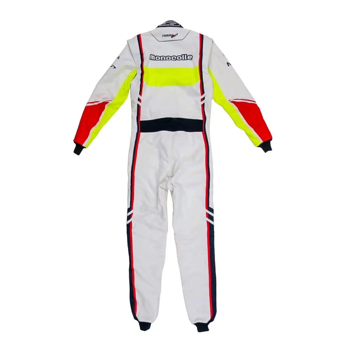 Marina Unic White Fluorescence Racing Suits - F1 Vintage Racewear