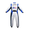 Marina Unik Carbon Blue Custom Kart Suits - F1 Vintage Racewear