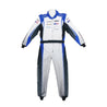 Marina Unik Carbon Blue Custom Kart Suits - F1 Vintage Racewear