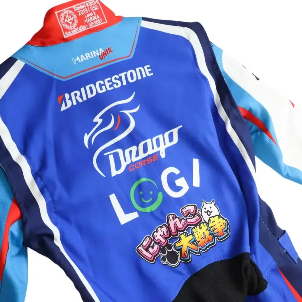 Marina Unik Drago Corse H. Shimizu Custom Racing Suits - F1 Vintage Racewear