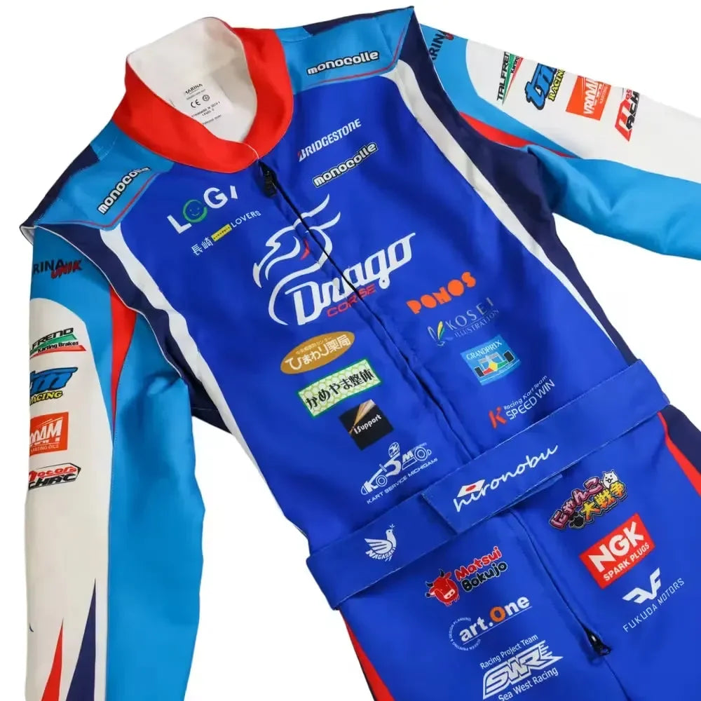 Marina Unik Drago Corse H. Shimizu Custom Racing Suits - F1 Vintage Racewear