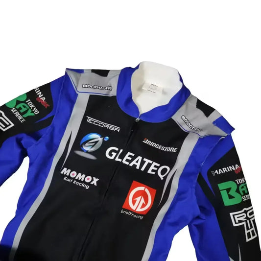 Marina Unik GLEATEQ Black Kart Racing Suits - F1 Vintage Racewear