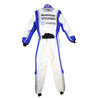 Marina Unik GLEATEQ White Kart Racing Suits - F1 Vintage Racewear