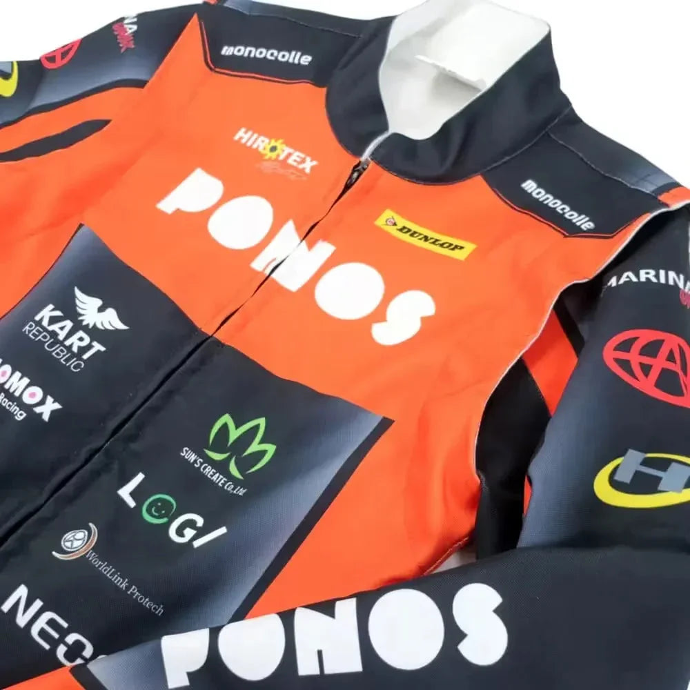 Marina Unik KT Champ Energy Kart Racing Suits - F1 Vintage Racewear