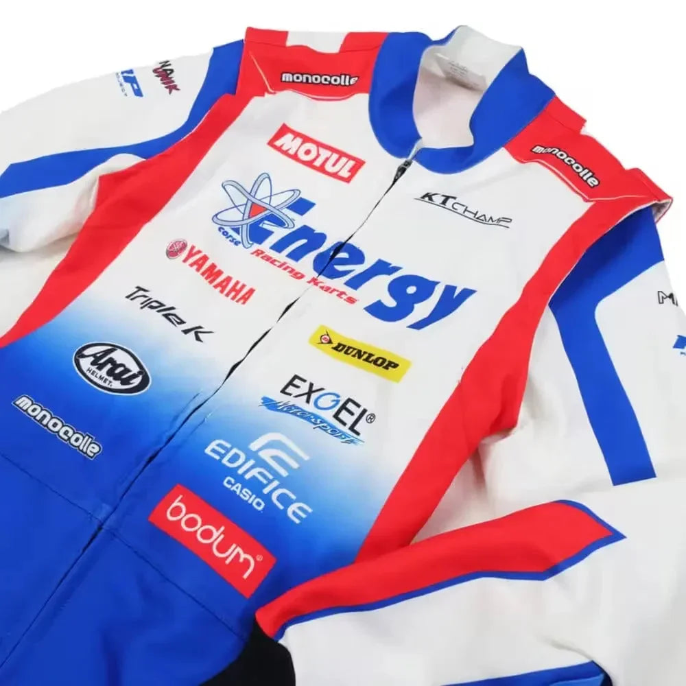 Marina Unik KT Champ Energy Kart Racing Suits - F1 Vintage Racewear