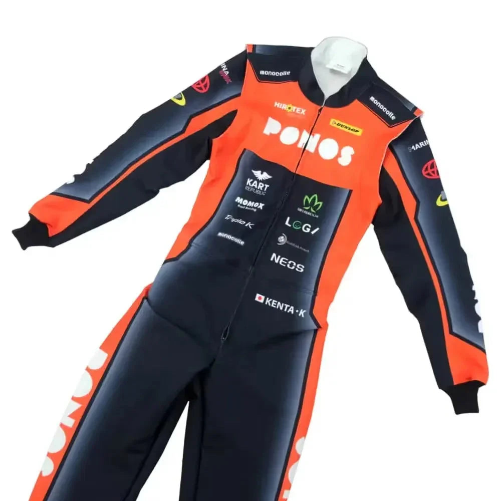 Marina Unik KT Champ Energy Kart Racing Suits - F1 Vintage Racewear