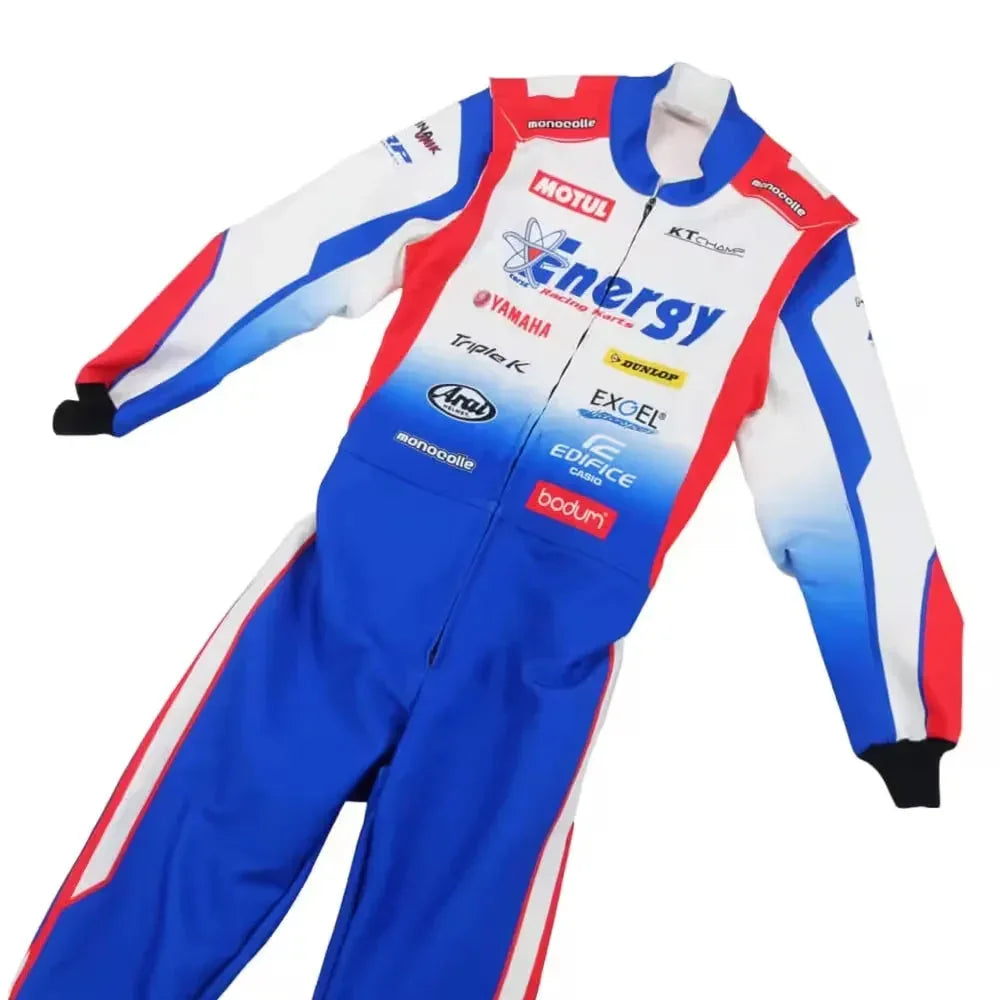Marina Unik KT Champ Energy Kart Racing Suits - F1 Vintage Racewear
