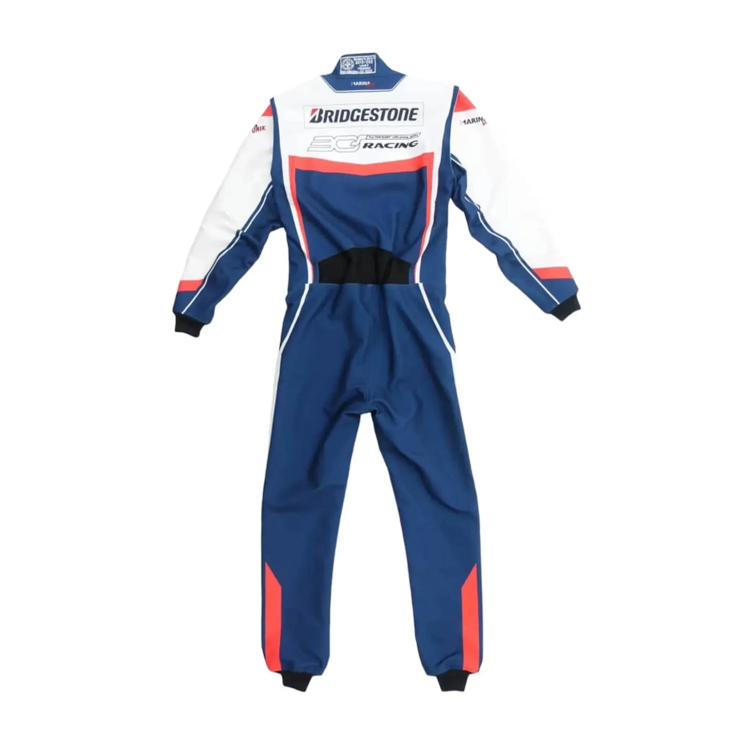 Marina Unik Kento Blue Racing Kart Suits - F1 Vintage Racewear