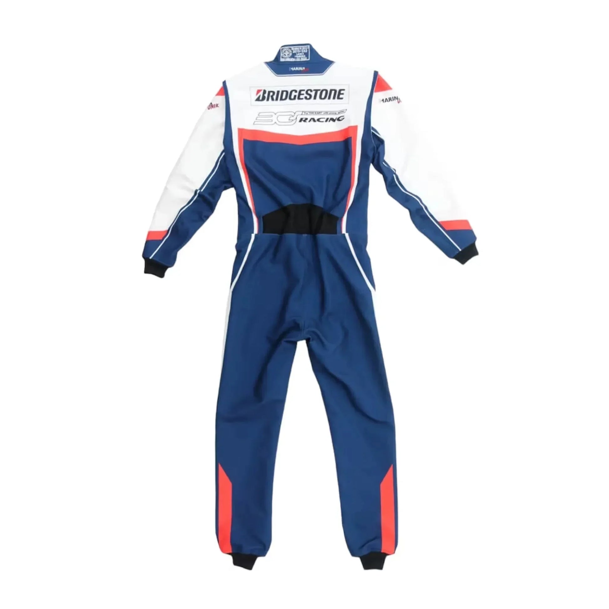 Marina Unik Kento Blue Racing Kart Suits - F1 Vintage Racewear