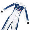 Marina Unik Kento White Racing Kart Suits - F1 Vintage Racewear