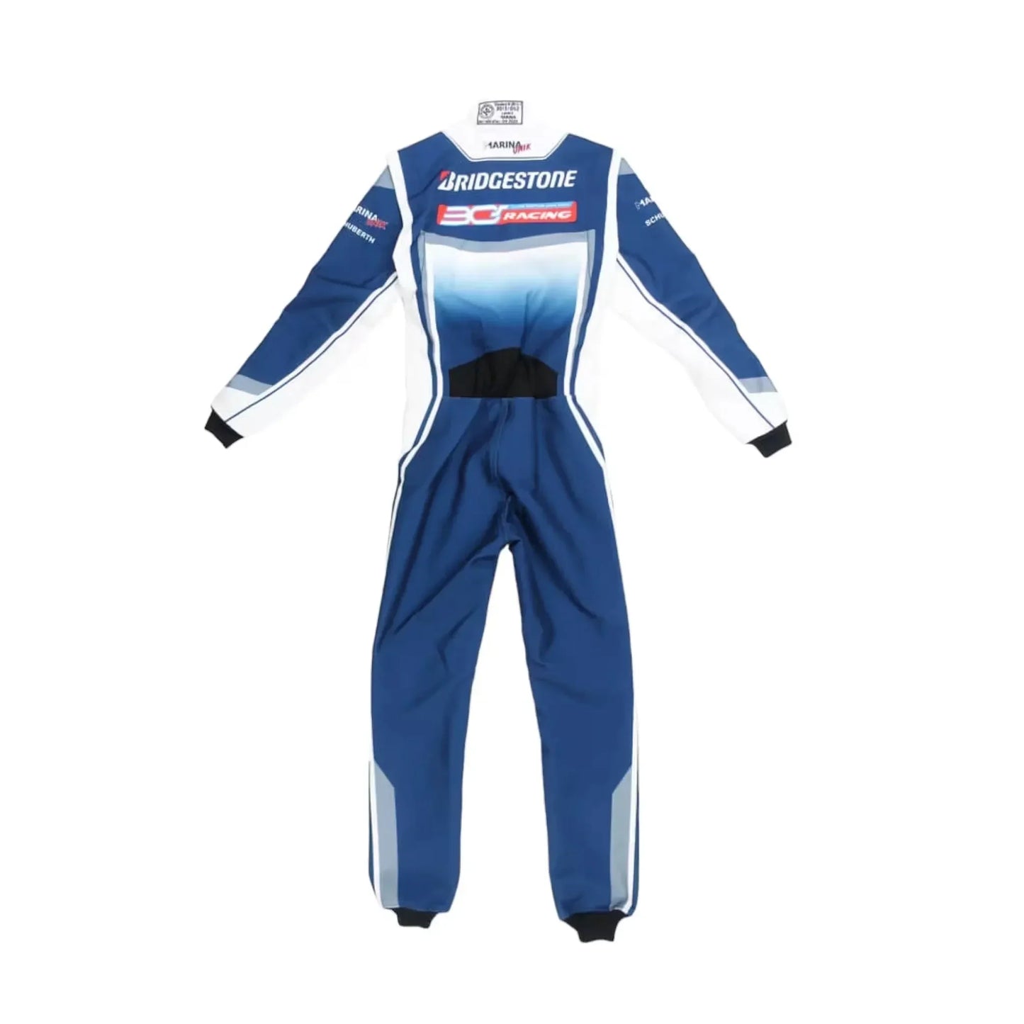Marina Unik Kento White Racing Kart Suits - F1 Vintage Racewear