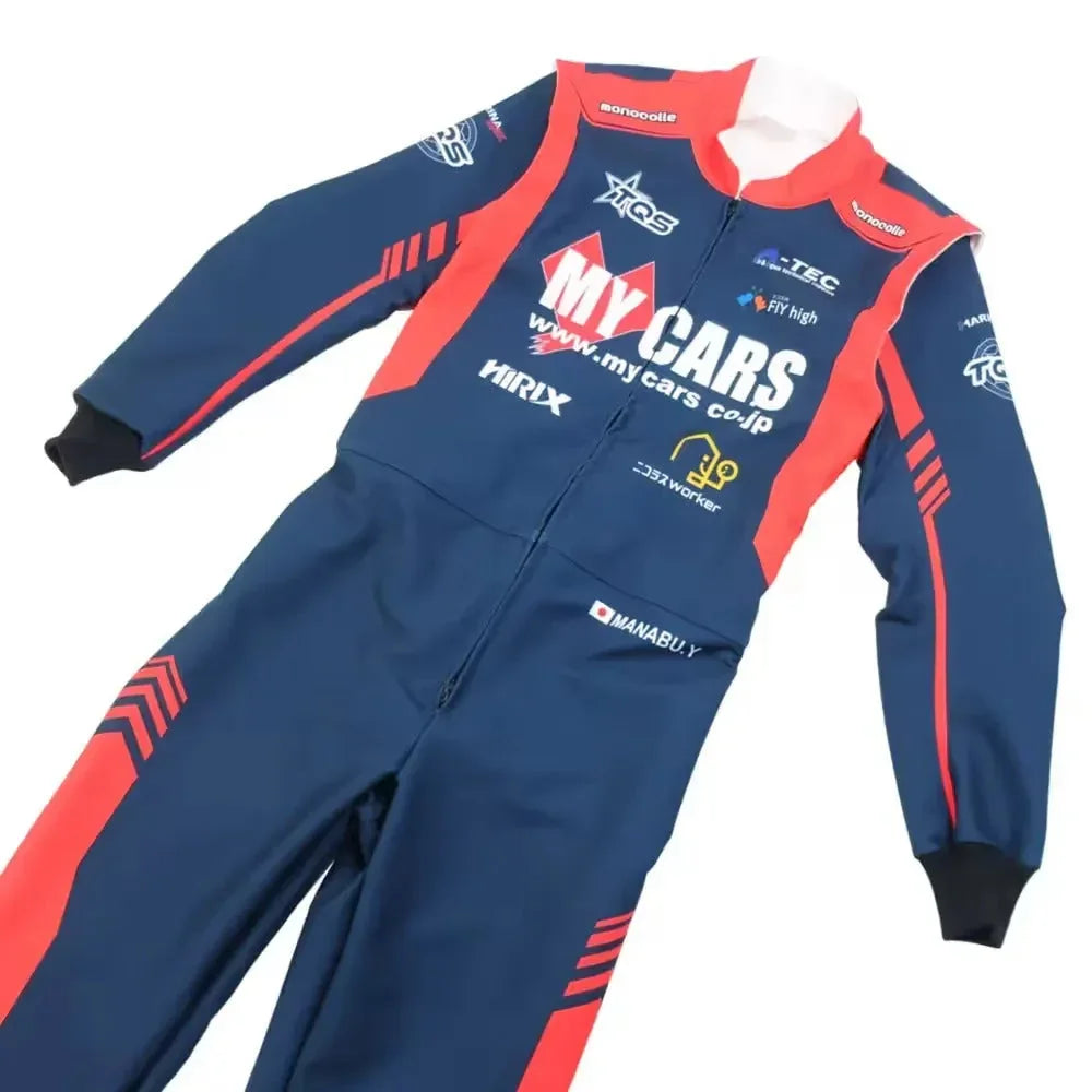Marina Unik My Cars Blue Racing Kart Suits - F1 Vintage Racewear