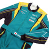 Marina Unik My Cars Green Racing Kart Suits - F1 Vintage Racewear