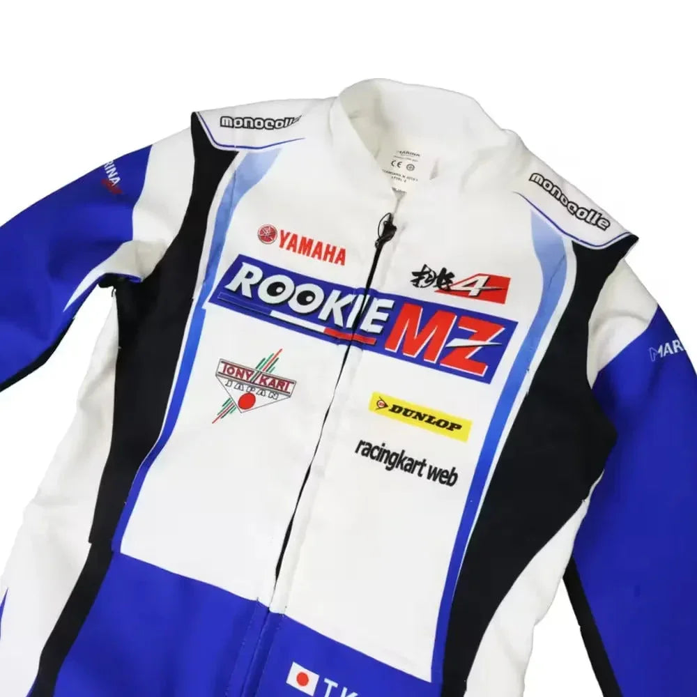 Marina Unik Yamaha MZ Racing Kart Suits - F1 Vintage Racewear
