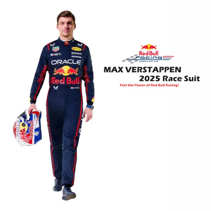 Max Verstappen 2025 Oracle Red Bull F1 Team Race Suit