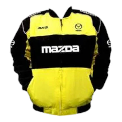 Mazda MX-5 Racing Jacket Yellow and Black - F1 Vintage Racewear