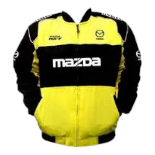 Mazda RX-7 Racing Jacket Yellow and Black - F1 Vintage Racewear