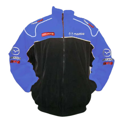 Mazda RX-8 Racing Jacket Black and Blue - F1 Vintage Racewear