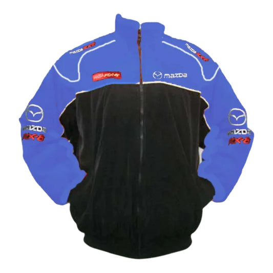 Mazda RX-8 Racing Jacket Black and Blue - F1 Vintage Racewear