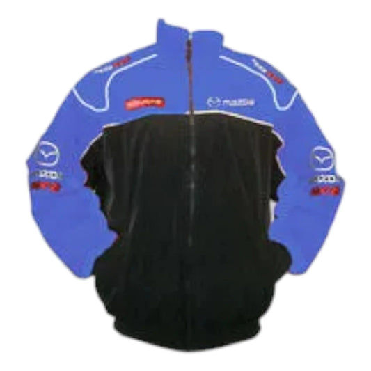 Mazda RX-8 Racing Jacket Black and Blue - F1 Vintage Racewear