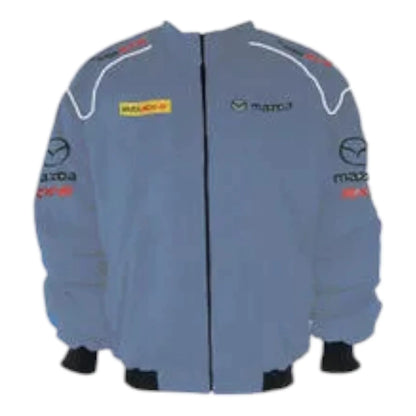 Mazda RX-8 Racing Jacket Gray - F1 Vintage Racewear
