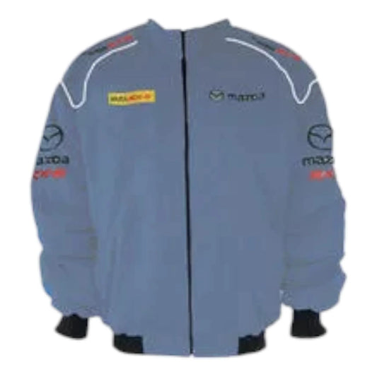Mazda RX-8 Racing Jacket Gray - F1 Vintage Racewear