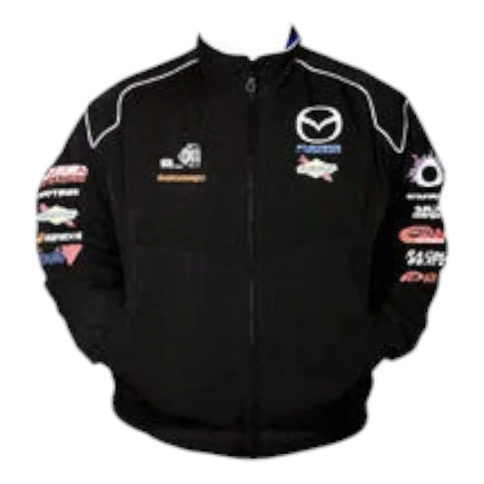 Mazda Rotary Racing Jacket Black - F1 Vintage Racewear