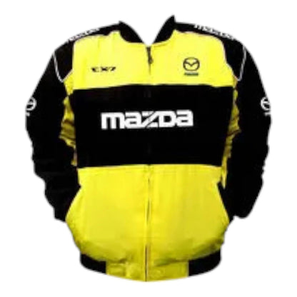Mazda CX-7 Racing Jacket Yellow and Black