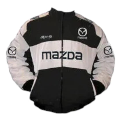 Mazda MX-5 Racing Jacket Black and White