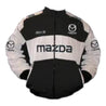 Mazda MX-5 Racing Jacket Black and White - Vintage F1 Racewear
