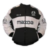 Mazda MX-5 Racing Jacket Black and White - F1 Vintage Racewear