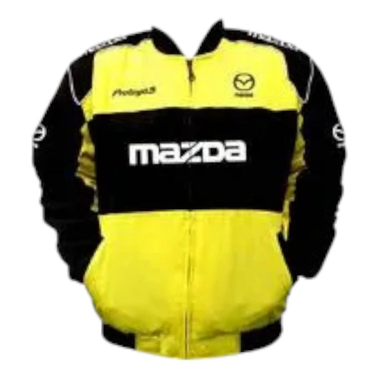 Mazda Protege5 Racing Jacket Yellow and Black