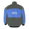 Mazda RX-7 Racing Jacket Dark Gray and Royal Blue - Vintage F1 Racewear