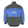 Mazda RX-7 Racing Jacket Dark Gray and Royal Blue - F1 Vintage Racewear