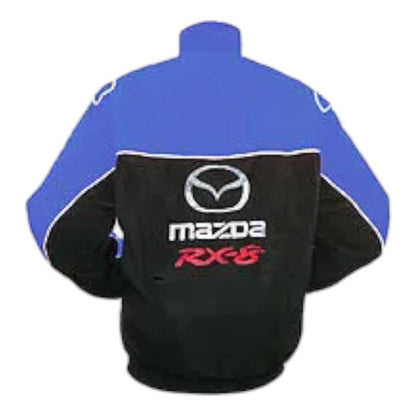 Mazda RX-8 Racing Jacket Black and Blue