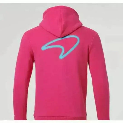 McLaren F1 Men's Miami Neon Graphic Hoodie -Black/White/Vice Blue/Beetroot Purple