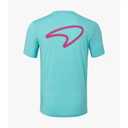 McLaren F1 Men's Miami Neon Graphic T-Shirt-Black/White/Vice Blue/Beetroot Purple/Crystal Rose/Aqua Sky