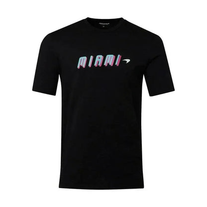McLaren F1 Men's Miami Neon Graphic T-Shirt-Black/White/Vice Blue/Beetroot Purple/Crystal Rose/Aqua Sky