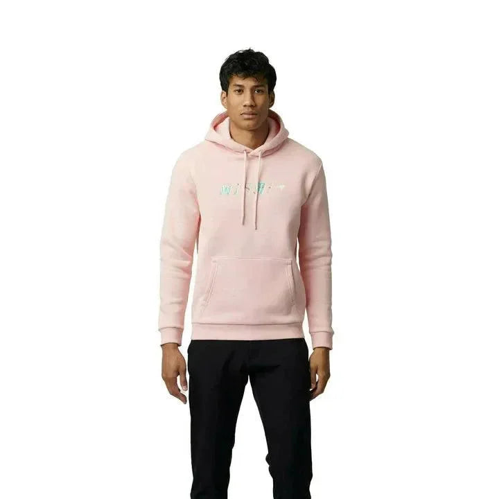 McLaren F1 Men's Miami Palm Graphic Hoodie -Black/Aqua Sky/Crystal Rose