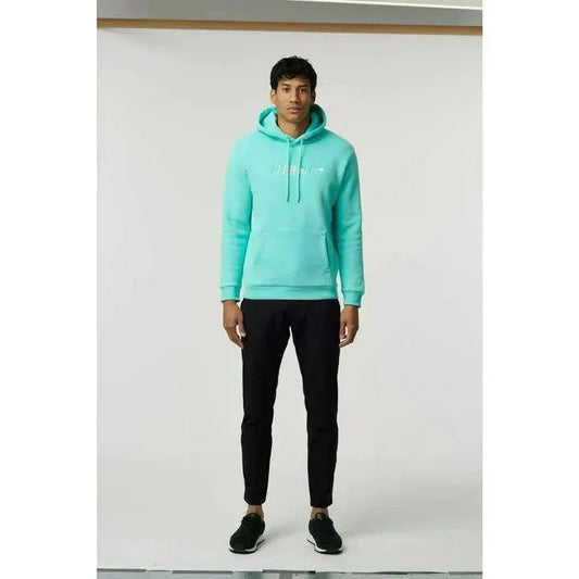 McLaren F1 Men's Miami Palm Graphic Hoodie -Black/Aqua Sky/Crystal Rose