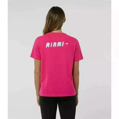 McLaren F1 Women's Miami Neon Logo T-Shirt -Beetroot Purple/Black