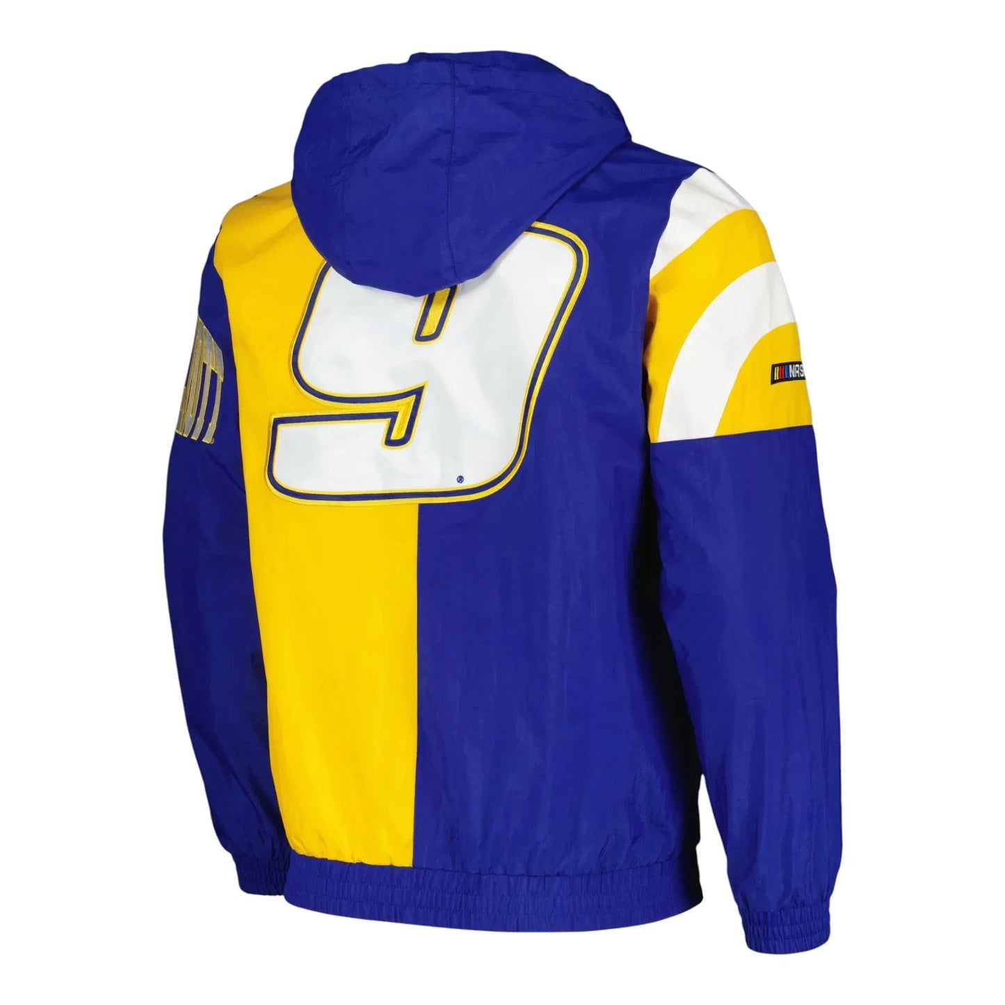 Men's Chase Elliott Starter Royal Red Zone Full-Zip Jacket