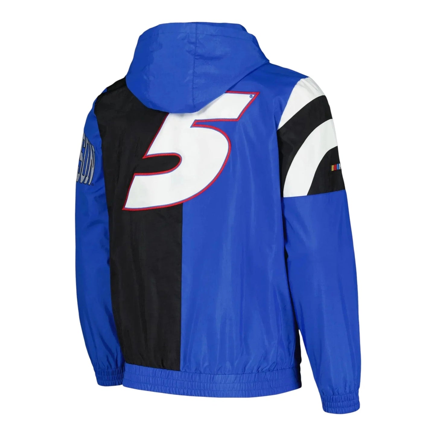 Men's Kyle Larson Starter Royal Red Zone Full-Zip Jacket