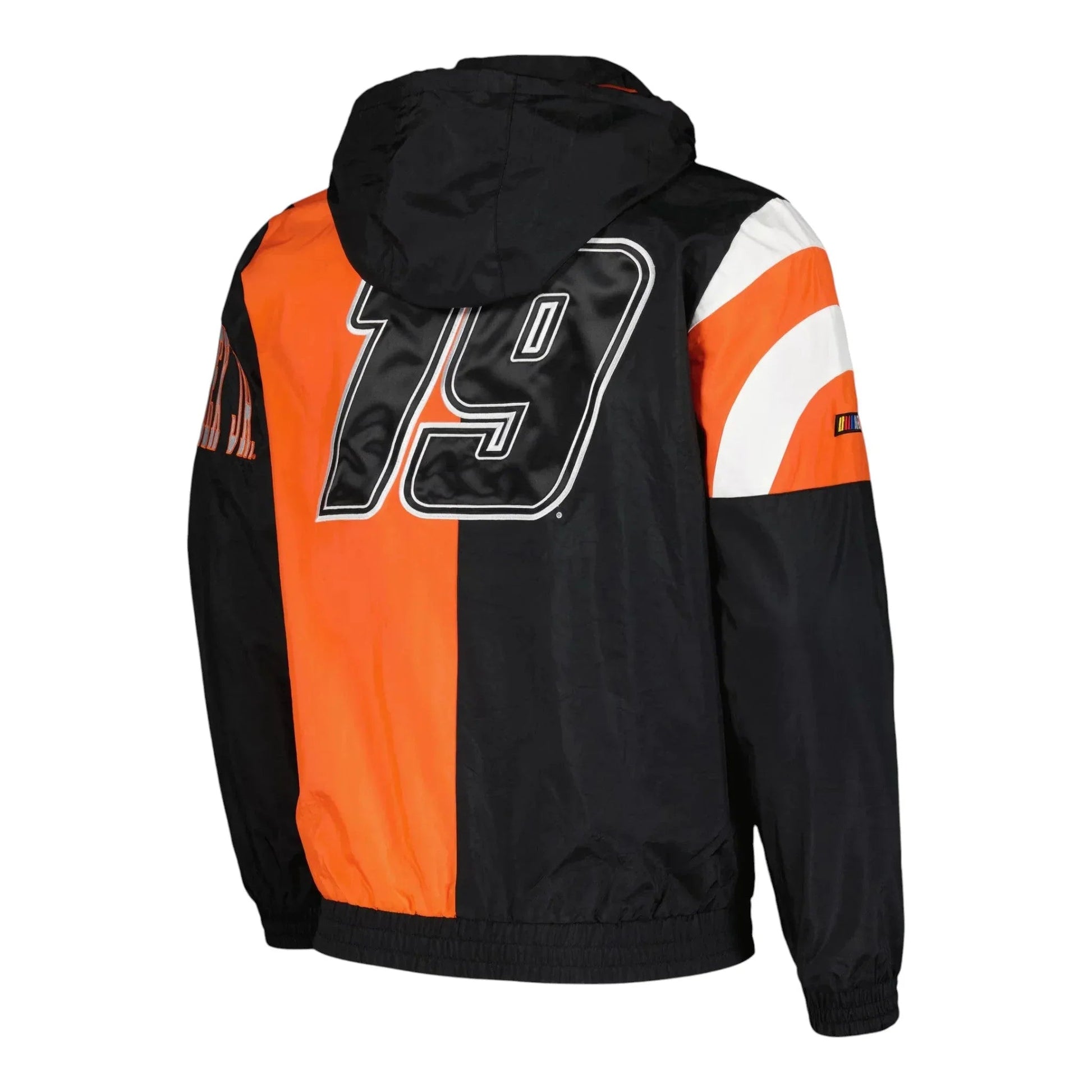 Men's Martin Truex Jr Starter Black Red Zone Full-Zip Jacket