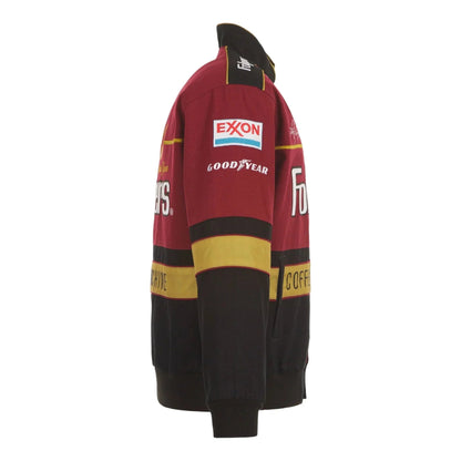 Men's Tim Richmond JH Design Maroon/Black Folgers Twill Uniform Full-Snap Jacket