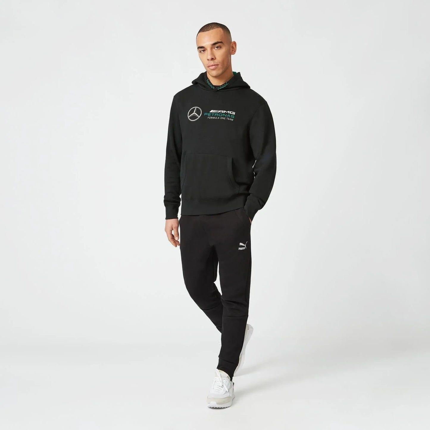 Mercedes-AMG Petronas Logo Hoodie Black