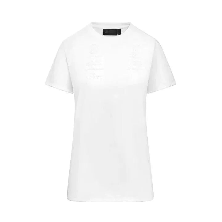 Mercedes AMG Petronas F1 2023 Women's Team Stealth T-Shirt - Black/White