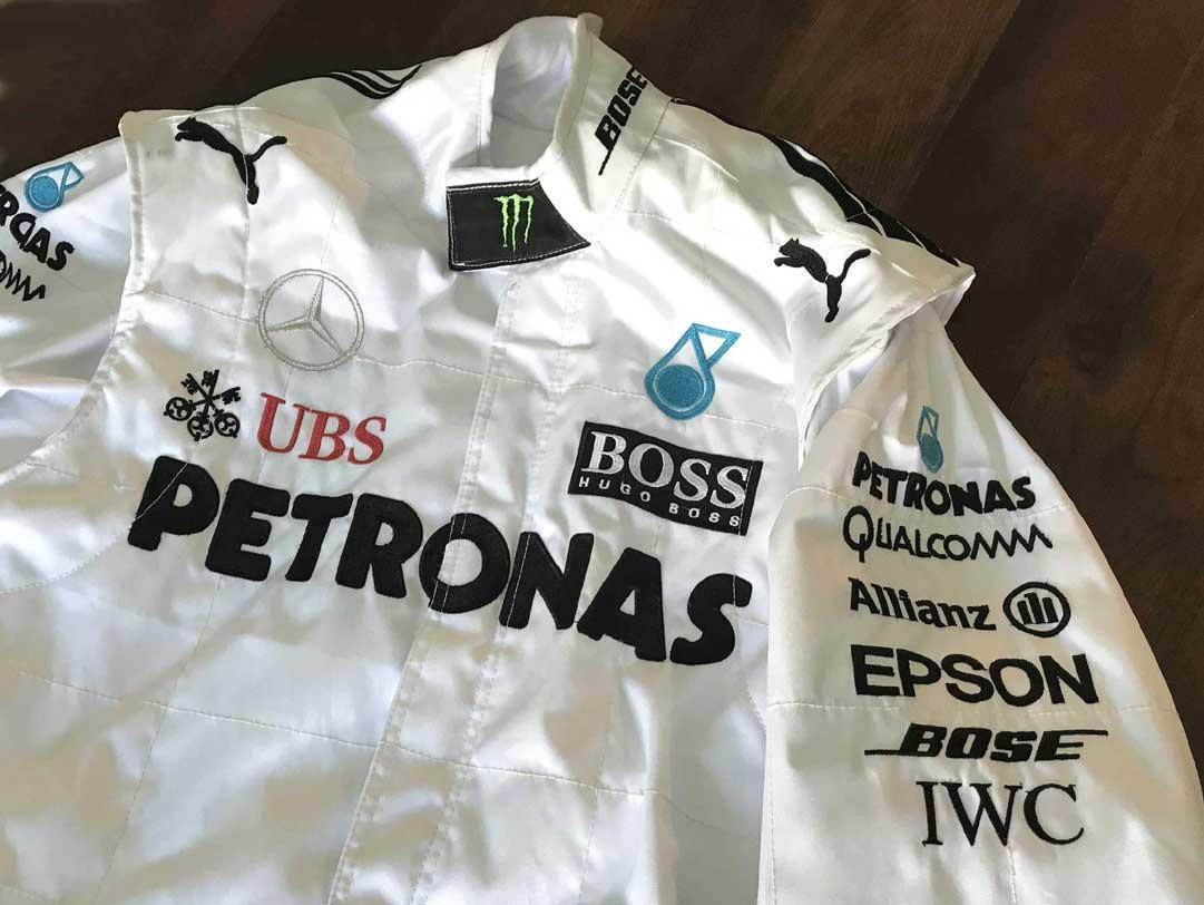 Mercedes AMG Petronas Lewis Hamilton 2017 Replica Racing Suit F1