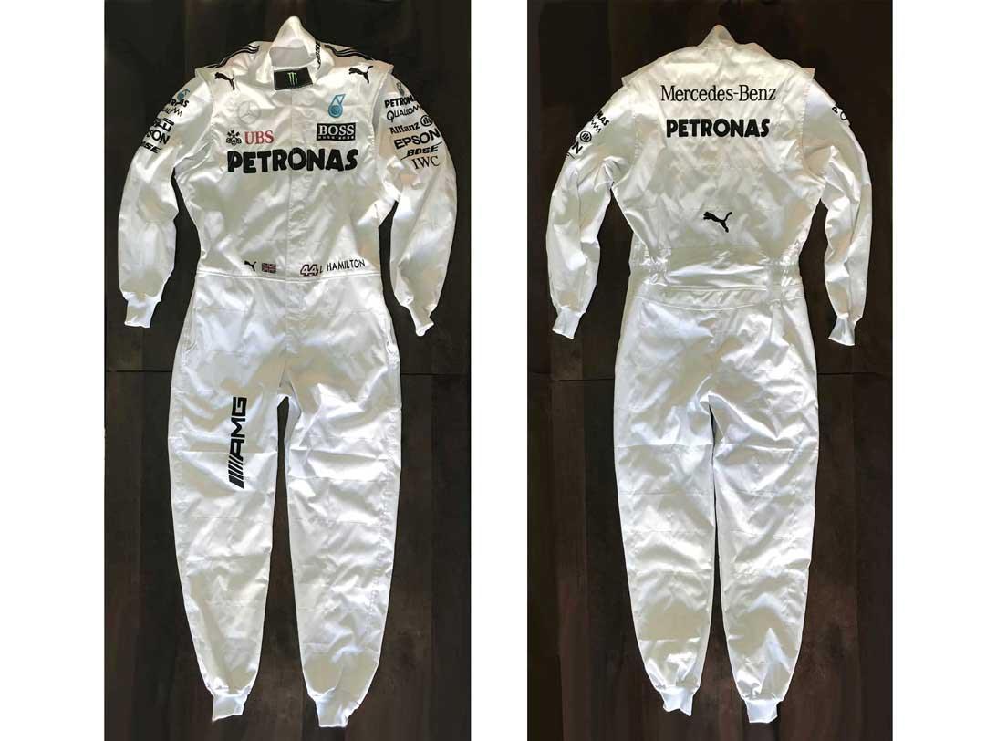 Mercedes AMG Petronas Lewis Hamilton 2017 Replica Racing Suit F1