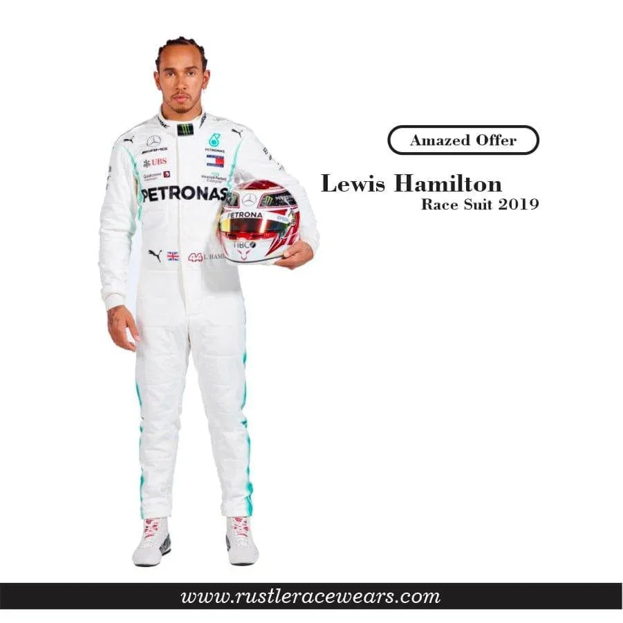 Mercedes Benz AMG Petronas Lewis Hamilton 2019 Race Suit F1 Replica